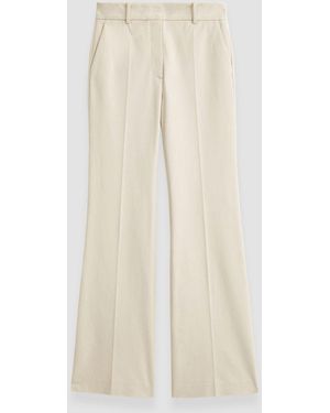 JOSEPH Pantalon Tafira En Gabardine Stretch - Blanc