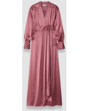 JOSEPH Ophira Double Satin Dress - Red