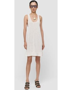 JOSEPH Nahra Open Cotton Knit Dress - White