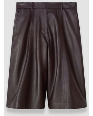JOSEPH Asia Soft Nappa Long Shorts - Purple