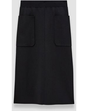 JOSEPH Milano Knit Stretch Skirt - Black