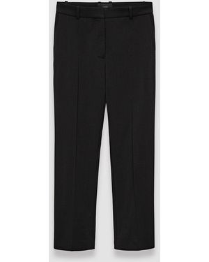 JOSEPH Coleman Tailoring Wool Stretch Trousers - Black