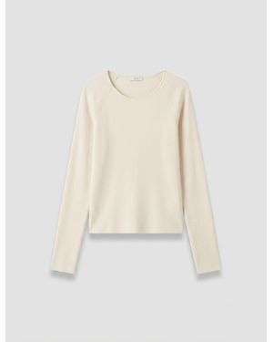 JOSEPH Nali Silk Stretch Top - White
