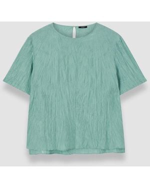 JOSEPH Brunet Habotai Silk Top - Green