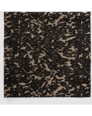 JOSEPH Ezra Cashair Jacquard Scarf - Black