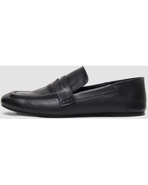 JOSEPH Leather Loafers - White