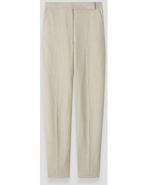JOSEPH Aix Light Linen Blend Trousers - Natural