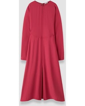 JOSEPH Hills Crepe Dress - Red