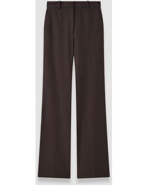 JOSEPH Pantalon Extensible Tafira Gabardine - Marron