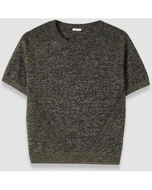 JOSEPH Lille Lurex Knit Top - Grey