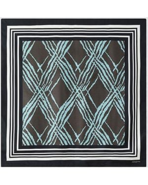 JOSEPH Zhara Silk Scarf - Blue