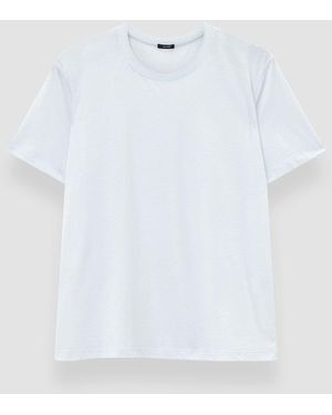 JOSEPH Cotton Silk Jersey T-Shirt - White