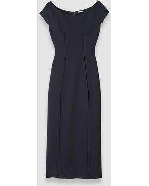 JOSEPH Foin Compact Milano Knit Dress - Blue