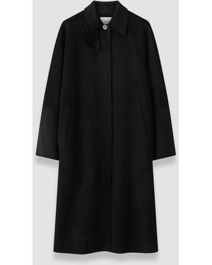 JOSEPH Donna Double Face Cashmere Coat - Black