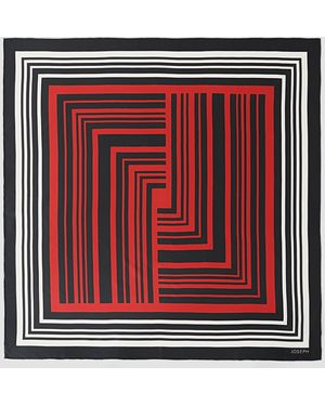JOSEPH Lexi Silk Scarf - Red
