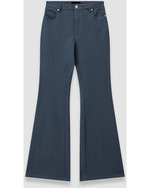 JOSEPH Bond Gabardine Stretch Trousers - Blue
