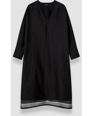 JOSEPH Dalamo Cotton Blend Dress - Black