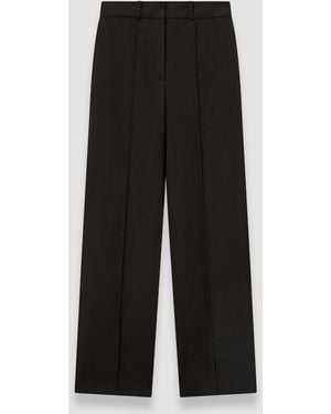 JOSEPH Jnane Cotton Linen Trousers - Black