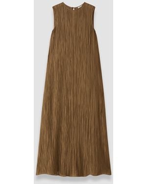 JOSEPH Dion Fluid Crinkle Dress - Natural