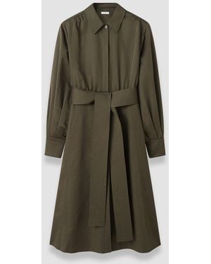 JOSEPH Ziane Cotton Linen Dress - Green
