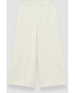 JOSEPH Viscose Knit Stretch Culottes - White