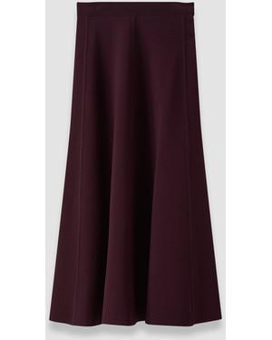 JOSEPH Helius Compact Milano Skirt - Purple