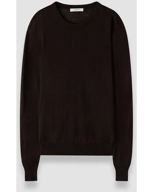 JOSEPH Cashair Round Neck Jumper - Black