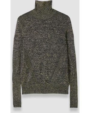 JOSEPH Leblanc Lurex Knit Jumper - Black