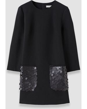 JOSEPH Bixio Satin Twill Dress - Black