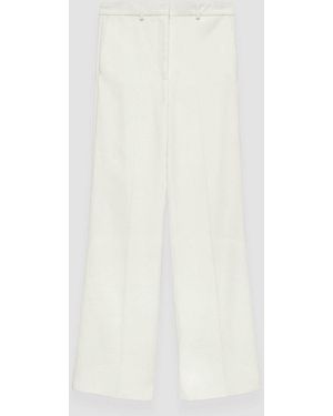 JOSEPH Comfort Cady Morissey Trousers - White