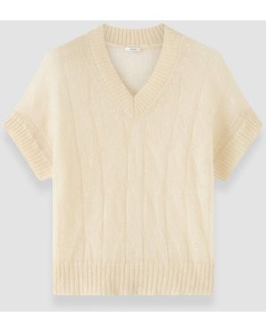 JOSEPH Mar Mohair Silk Voile Top - White