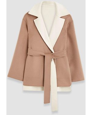 JOSEPH Arnold Reversible Double Face Cashmere Coat - Brown