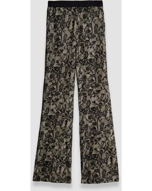 JOSEPH Tokyo Patchwork Lace Trousers - Multicolour