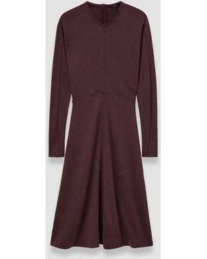 JOSEPH Wool Jersey Dress - Purple