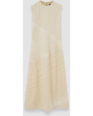JOSEPH Maryse Embroidered Stripes Dress - White