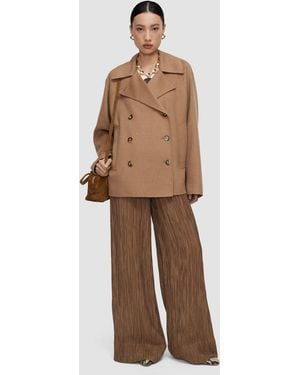 JOSEPH Apollo Light Double Face Wool Jacket - Natural