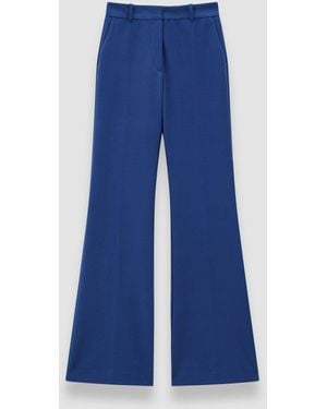 JOSEPH Bi-Stretch Toile Tafira Trousers - Blue