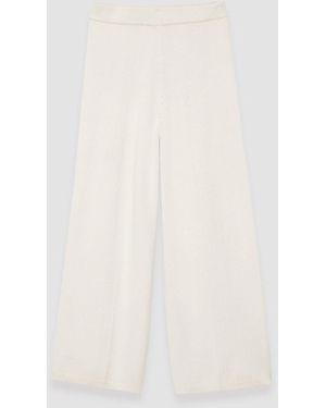 JOSEPH Silk Cashmere Culottes - White