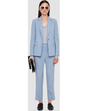 JOSEPH Marty Tailoring Crepe Jacket - Blue