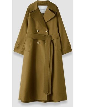 JOSEPH Ashford Cotton Twill Coat - Natural
