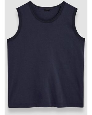 JOSEPH Comfort Cotton Tank Top - Blue