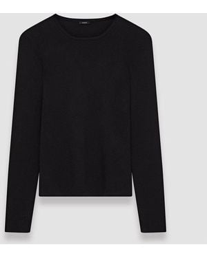 JOSEPH Silk Stretch Top - Black