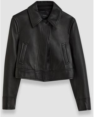 JOSEPH Caron Nappa Leather Jacket - Black