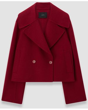JOSEPH Delano Double Face Cashmere Jacket - Red