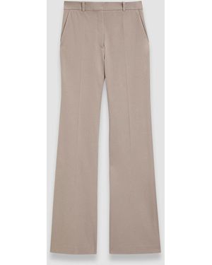 JOSEPH Tafira Gabardine Stretch Trousers - Natural