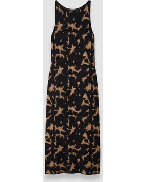 JOSEPH Lecate Tortoiseshell Knit Dress - White
