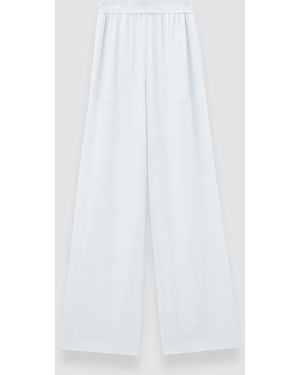JOSEPH Hulin Crepe De Soie Silk Trousers - White