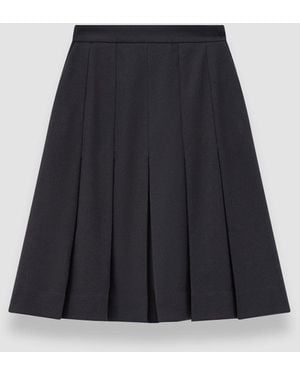 JOSEPH Yanis Flannel Wool Long Shorts - Blue