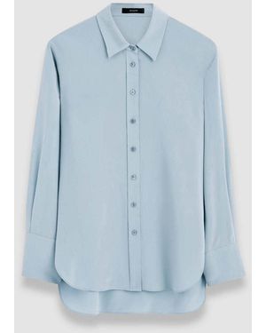 JOSEPH Joe Silk Crepe De Chine Blouse - Blue