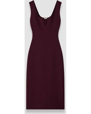 JOSEPH Gloria Compact Milano Knit Dress - Purple